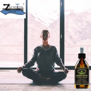 Meditation, Wellness und Magnesium Öl